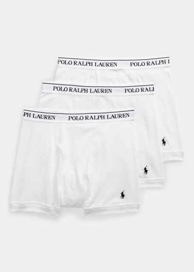 Men's Polo Ralph Lauren Cotton 3-Pack Briefs | 617480SFM